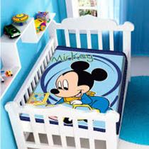 Cobertor Infantil Para Bebê Mickey Carrinho MARINHO Disney Jolitex