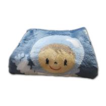 Cobertor Infantil Raschel Plus 0,90x1,10 Astronauta Azul Cód. 1932 - Jolitex