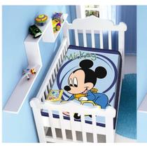 Cobertor infantil raschel plus 90x110 cm Jolitex Disney Mickey
