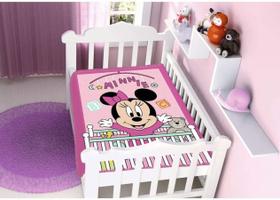Cobertor Infantil Raschel Plus Minnie Berço 90x110cm Jolitex Cobertor Infantil Raschel Plus Minnie Berço 90x110cm Jolitex