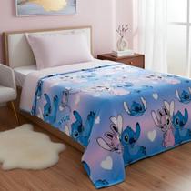 Cobertor Infantil Stitch Grosso Quente Aconchegante Macio