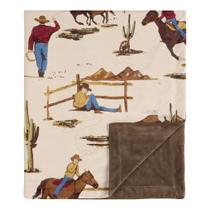 Cobertor Infantil Sweet Jojo Designs - Tema Cowboy Wild West