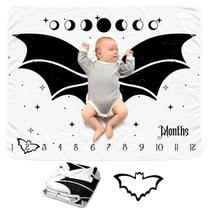 Cobertor Infantil Sweety Baby Gothic Bat - Flanela para Meninos Cobertor Infantil Sweety Baby Gothic Bat - Flanela para Meninos