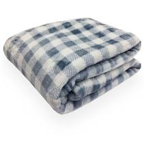 Cobertor Infantil Toque de Seda Xadrez - Niazitex Cobertor Infantil Toque de Seda Xadrez - Niazitex