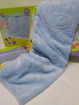 Cobertor Infantil Touch Texture Jolitex Azul - Jolitex Ternille