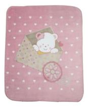 Cobertor Infantil Ursinha Chegando Raschel Plus Jolitex Ternille Cobertor Infantil Ursinha Chegando Raschel Plus Jolitex Ternille