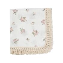 Cobertor insular de algodão Muslin Baby 120x100 cm rosa Cobertor insular de algodão Muslin Baby 120x100 cm rosa