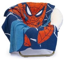Cobertor Jay Franco Marvel Spiderman Feather Knit 50x150cm Cobertor Jay Franco Marvel Spiderman Feather Knit 50x150cm