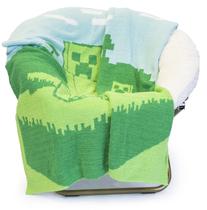 Cobertor Jay Franco Minecraft Creeper Feather Knit 50x60