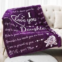 Cobertor Jekeno Daughter Gift Super Soft Throw 50x60 cm roxo