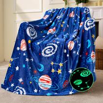 Cobertor Joiedomi Glow in Dark Space Flannel 127x152cm Cobertor Joiedomi Glow in Dark Space Flannel 127x152cm