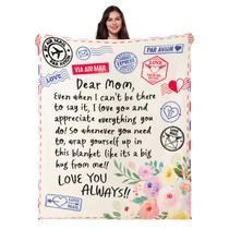 Cobertor Joiedomi Mom Letter Flannel Throw 127x152 cm Cobertor Joiedomi Mom Letter Flannel Throw 127x152 cm