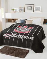 Cobertor Jolitex Casal Raschel Toque Macio 180x220 Time Corinthians