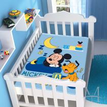Cobertor Jolitex De Berço Mickey Azul Sonhando
