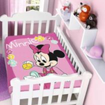 Cobertor Jolitex De Berço Minnie Rosa Brincando