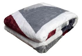 Cobertor Jolitex Kyor Plus Casal Cor Cinza Com Design Amalfi -Quentinho