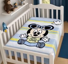 Cobertor Jolitex Mickey Me Leva Raschel Conforto Antialérgico Para Berço Cobertor Jolitex Mickey Me Leva Raschel Conforto Antialérgico Para Berço