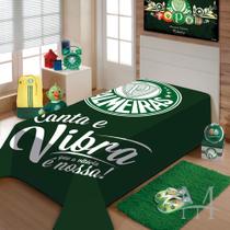 Cobertor Jolitex Solteiro Palmeiras Raschel Time Toque Macio