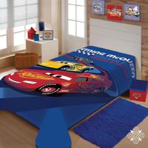 Cobertor Juvenil Jolitex Disney Raschel Plus Carros 1,50 x 2,00m