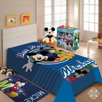 Cobertor Juvenil Jolitex Disney Raschel Plus Mickey 1,50 x 2,00m