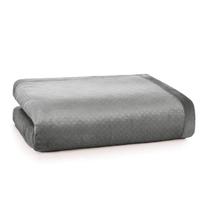 Cobertor King de Sherpa e Flanel Fleece Karsten 290x260 cm Eliot Metal