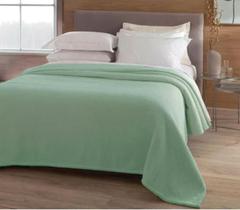Cobertor King Dupla Face Dots - Jolitex Verde Ardosia