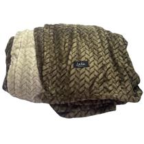 Cobertor King LK Luxo Jolitex 3SJ 2,20x2,4m Marrom Degradê