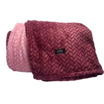 Cobertor King LK Luxo Jolitex 3SJ 2,20x2,4m Vinho Degradê