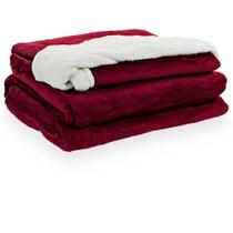 Cobertor King Microfibra Plush Liso Sherpa - Domani