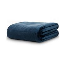 Cobertor King Neo Velour 240X260 Liso 300G/M Marinho