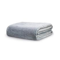 Cobertor King Neo Velour 240x260 Liso 300g/m² Cinza