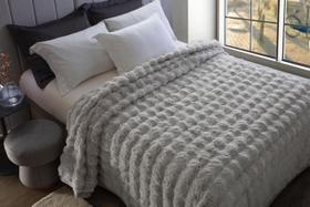 Cobertor King Size Lili Katz 9D Ocean 800 G/M - Prata Cobertor King Size Lili Katz 9D Ocean 800 G/M - Prata