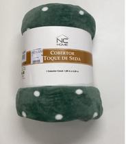 Cobertor King Toque de Seda Poa Microfibra Niazitex