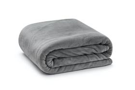 Cobertor King Velour NeoClassico Camesa Microfibra Cinza