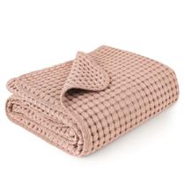 Cobertor Konssy Waffle Soft Cozy 104x94 cm Rosa Blush