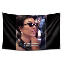 Cobertor Kourtneys Kardashians My Vibes Rights Now 90x150cm Cobertor Kourtneys Kardashians My Vibes Rights Now 90x150cm