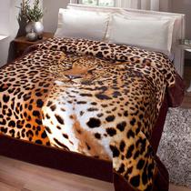 Cobertor Kyor Plus Casal 180x220cm Leopardo - Jolitex Ternille