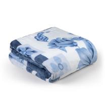 Cobertor kyor plus malbac - casal - azul - jolitex