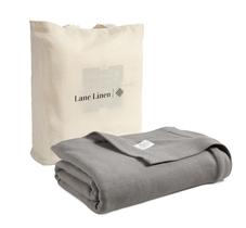 Cobertor LANE LINEN Luxury King Size 100% algodão, 440 g/m2, prata
