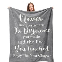 Cobertor Linxher Farewell Gifts 150 cm x 125 cm de flanela de microfibra
