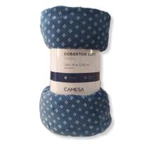 Cobertor Loft Casal 1,80m x 2,20m- Camesa Azul