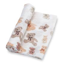 Cobertor LollyBanks Muslin Swaddle 120x120 cm 100% algodão Cobertor LollyBanks Muslin Swaddle 120x120 cm 100% algodão