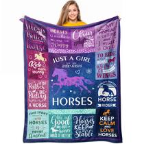 Cobertor Loxezom 127x102 cm Horse Lover Soft Flannel
