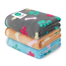 Cobertor Luciphia 3 Unidades Pequeno de Fleece Peludo para Pets 60x40 cm