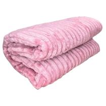 Cobertor luster - casal - rosa - corttex