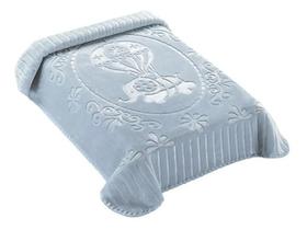 Cobertor Luxo de Bebê para Menino Cor azul Antialérgico Colibri