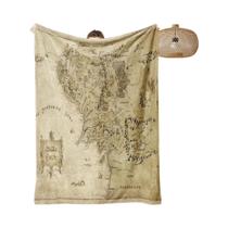 Cobertor Macio E Quente Com Estampa Do Mapa Da TERRA MÉDIA, Amigo Da Pele, Espesso E Aconchegante Cobertor Macio E Quente Com Estampa Do Mapa Da TERRA MÉDIA, Amigo Da Pele, Espesso E Aconchegante