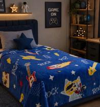 Cobertor Mágico Camesa Infantil Brilha No Escuro 150x220cm Aveludado