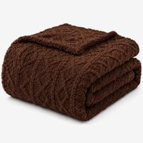 Cobertor Manta Atacama Casal 200x180CM Microfibra Jacquard Relevo Dupla Face Marrom Clara Luz Decora Cobertor Manta Atacama Casal 200x180CM Microfibra Jacquard Relevo Dupla Face Marrom Clara Luz Decora