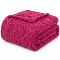 Cobertor Manta Atacama Casal 200x180CM Poliéster Jacquard Relevo Dupla Face Rosa Clara Luz Decora Cobertor Manta Atacama Casal 200x180CM Poliéster Jacquard Relevo Dupla Face Rosa Clara Luz Decora